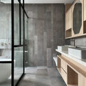 dP Apartment House / Tristan & Ju - Interior Photography, Bathroom, Sink, Glass