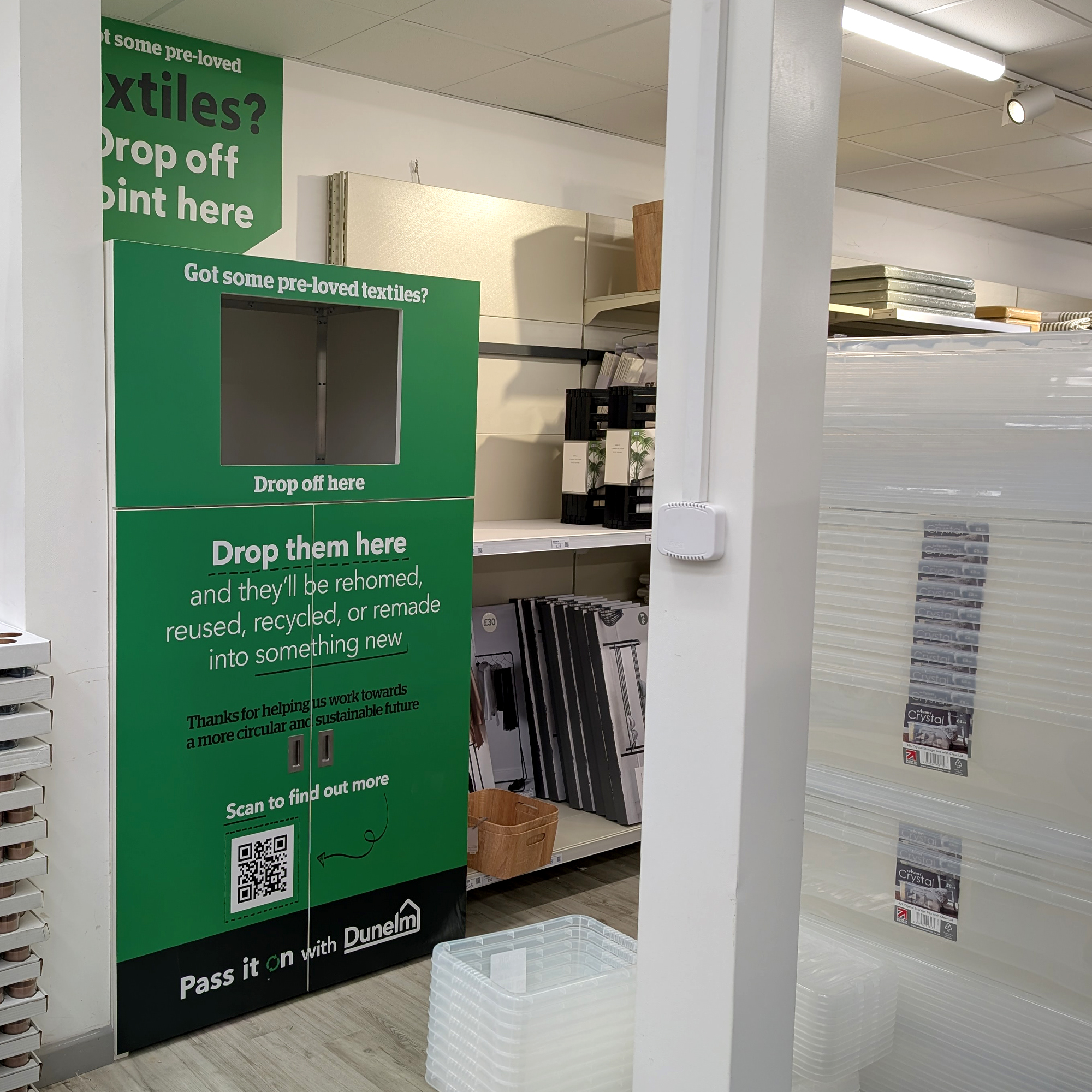 Testing Dunelm's Textile Takeback scheme