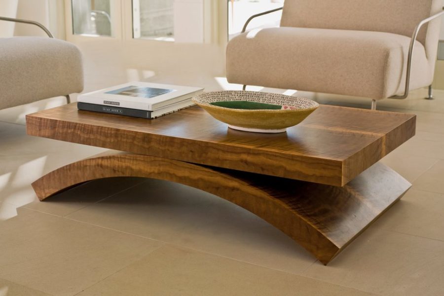Large Wood Coffee Table