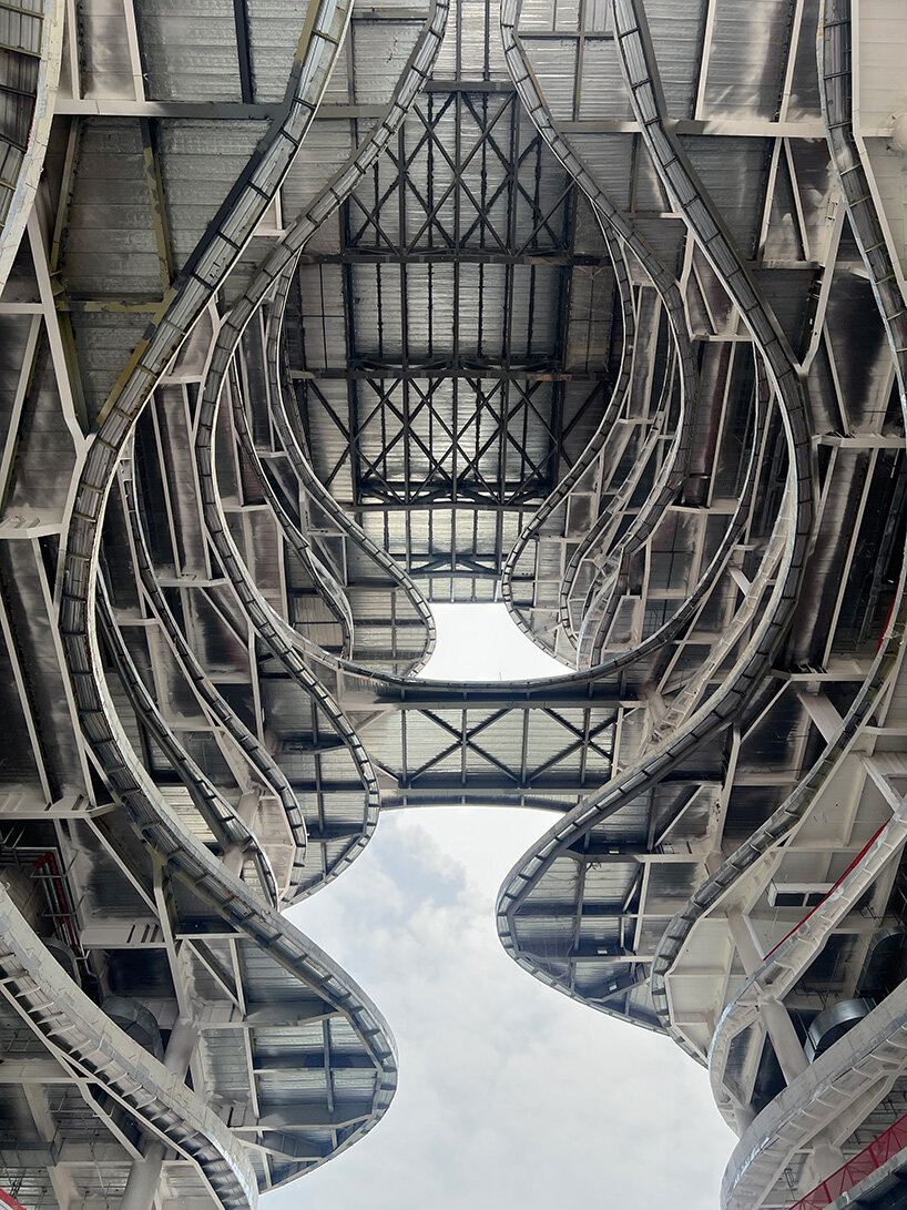 canyon-like yidan center by zaha hadid architects tops out in shenzhen's cultural quarter